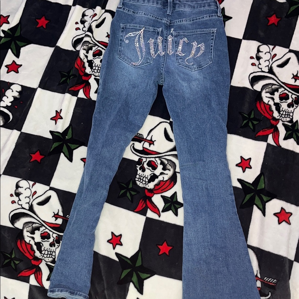 Juicy Couture Flare Jeans in Classic Blue